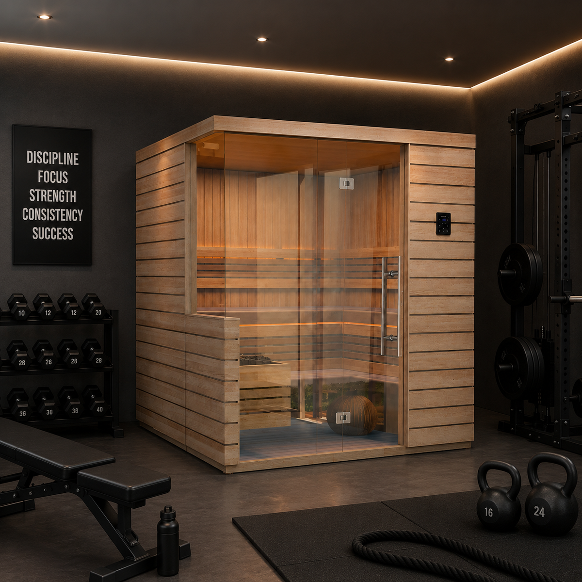Finnleo Twilight 5-Person Traditional Indoor Sauna Cabin