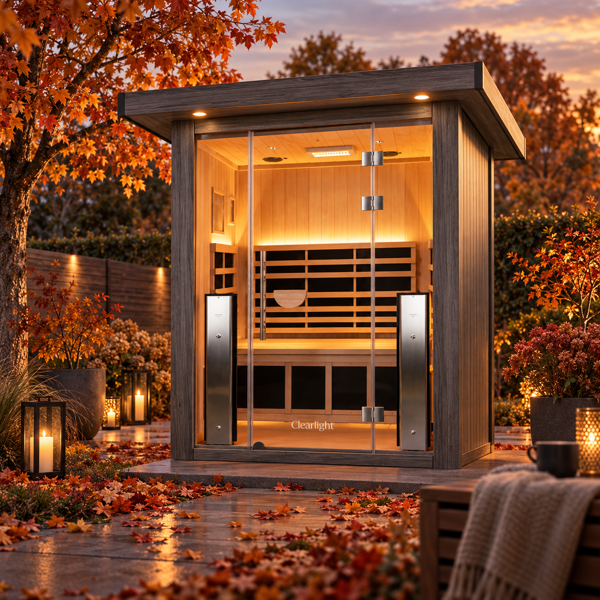 Clearlight Sanctuary Outdoor 2-Person Infrared Sauna Cabin