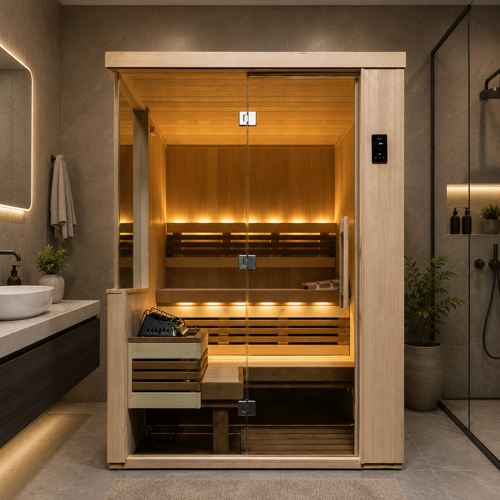 Finnleo Vita II 3-Person Traditional Indoor Sauna Cabin