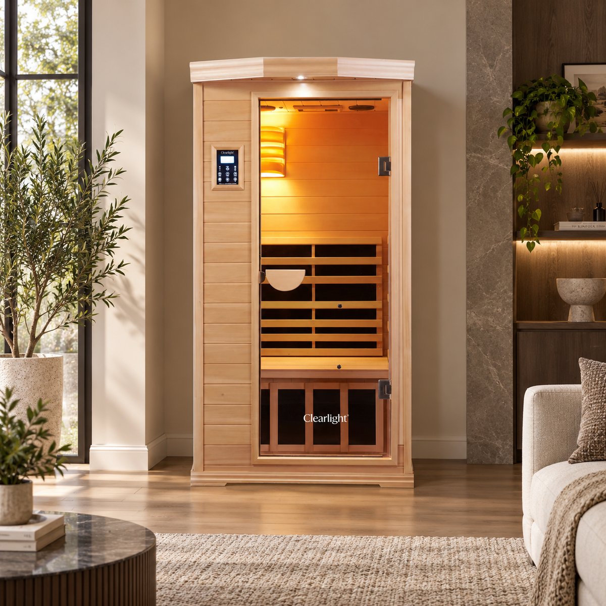 Clearlight Premier 1-Person Infrared Indoor Sauna Cabin