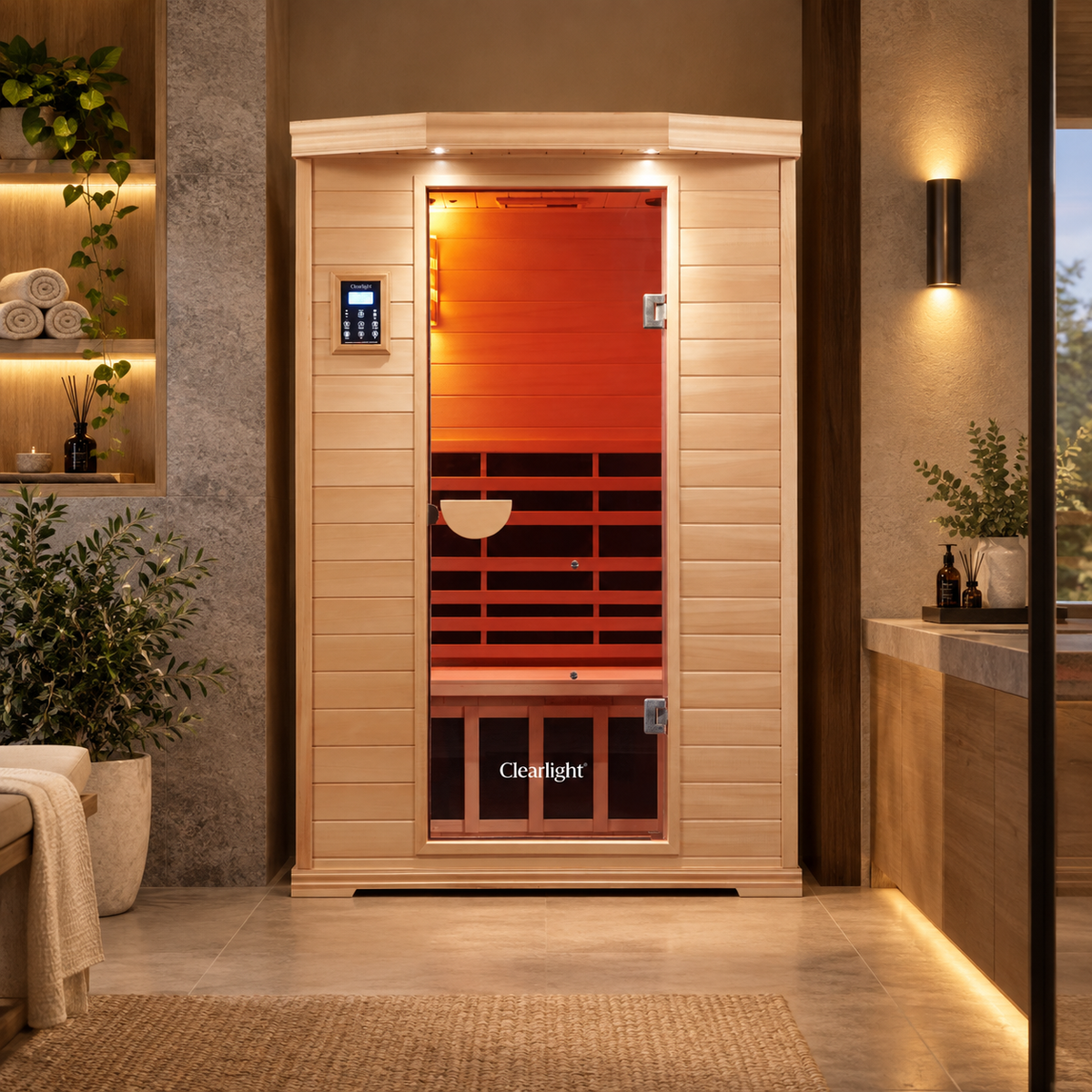 Clearlight Premier 2-Person Infrared Indoor Sauna Cabin