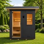 Finnleo NorthStar 56 4 Person Traditional Outdoor Sauna Cabin