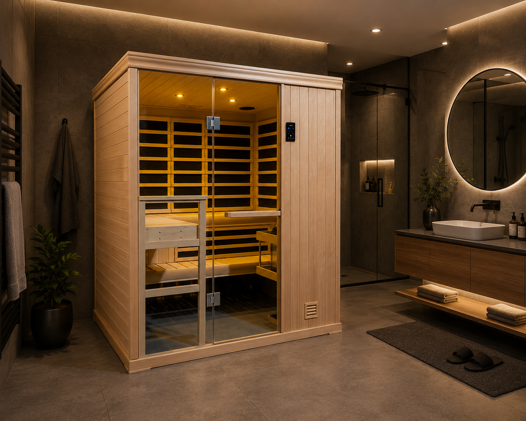 Finnleo IS565 5-Person Hybrid Indoor Sauna Cabin