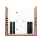 Clearlight Sanctuary 5 Person Infrared Indoor Sauna Cabin
