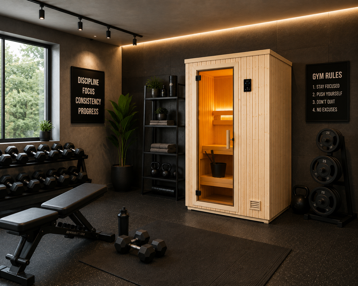 Finnleo NorthStar 44 2-Person Traditional Indoor Sauna Cabin