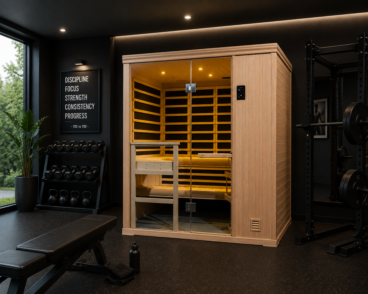 Finnleo IS565 5-Person Hybrid Indoor Sauna Cabin