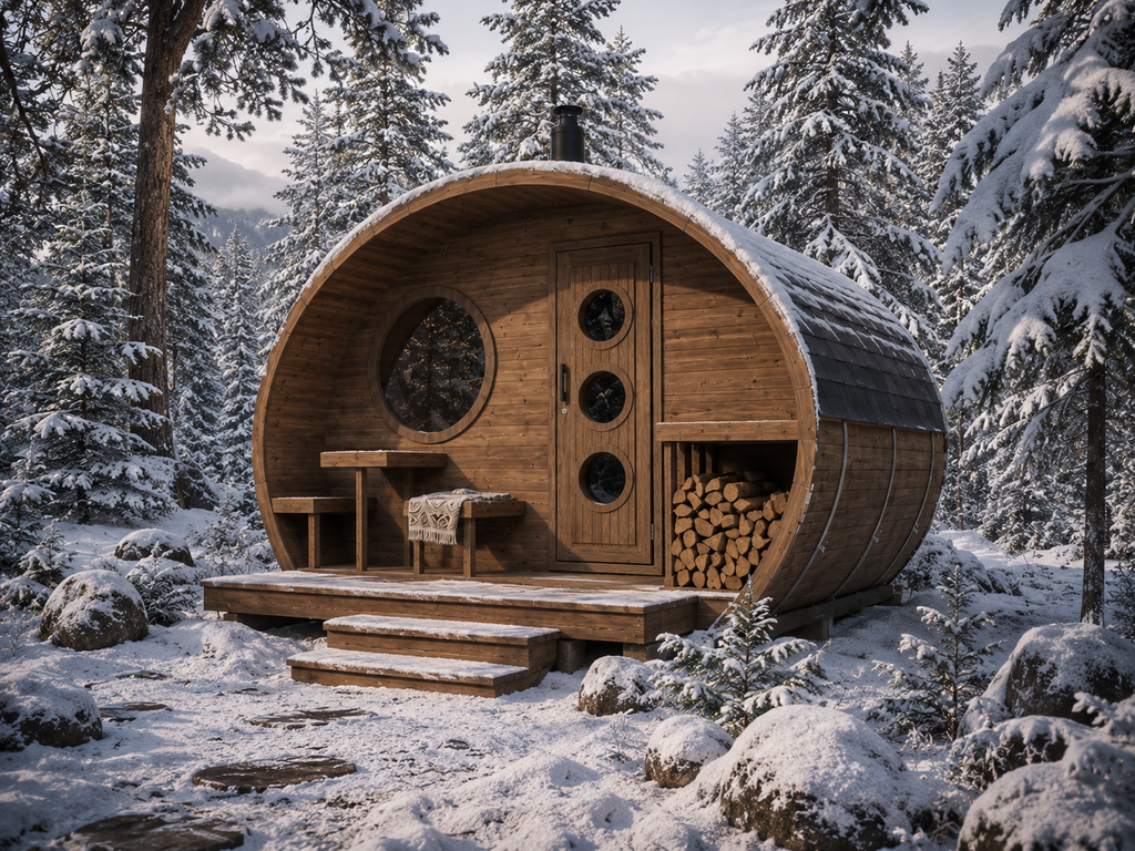 SaunaLife G11 8-Person Luxury Outdoor Garden Sauna Suite
