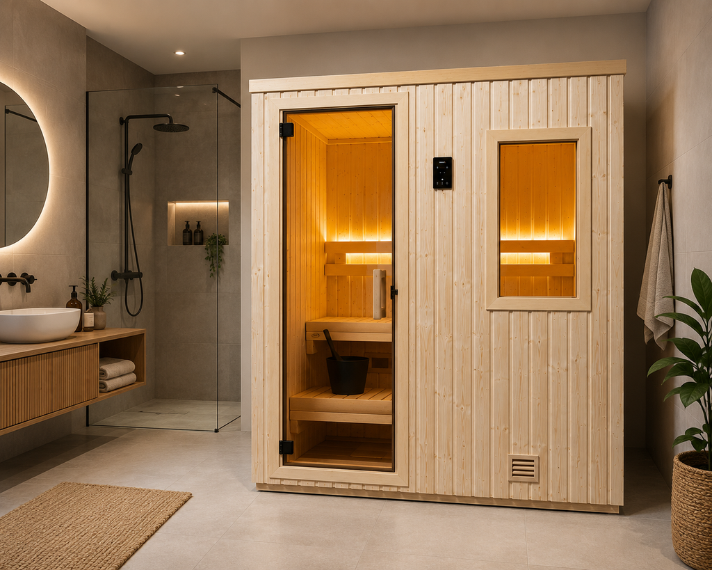 Finnleo NorthStar 56 3-Person Traditional Indoor Sauna Cabin