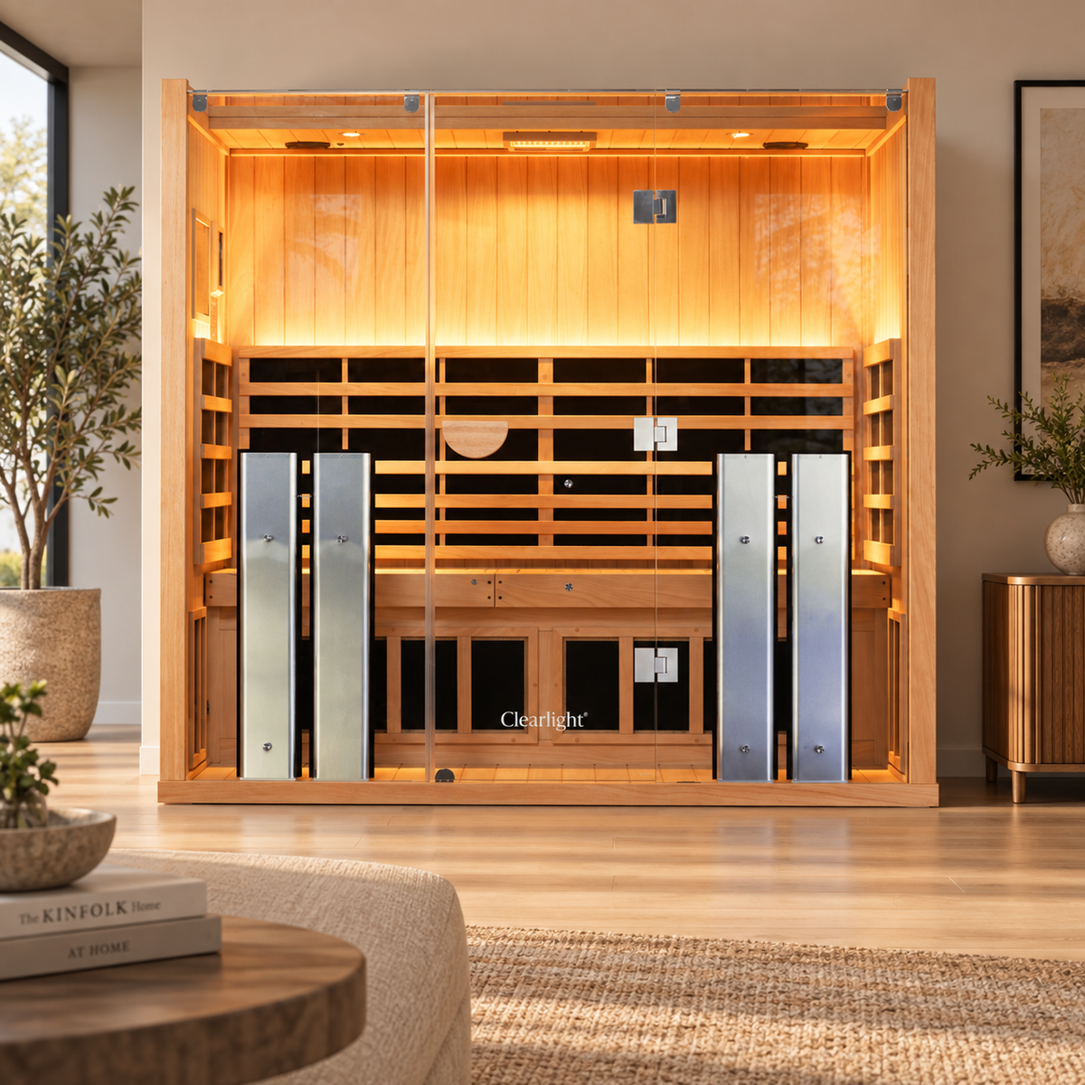 Clearlight Sanctuary 5 Person Infrared Indoor Sauna Cabin