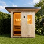Finnleo NorthStar 46 3 Person Traditional Outdoor Sauna Cabin