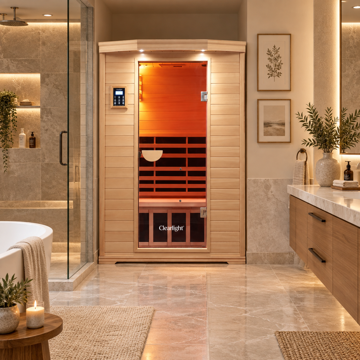 Clearlight Premier 2-Person Infrared Indoor Sauna Cabin