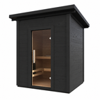 SaunaLife G2 4-Person Luxury Outdoor Garden Sauna Cabin