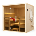 Finnleo Solace 5-Person Traditional Indoor Custom Sauna Suite