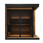 SaunaLife GL6 6-Person Luxury Outdoor Garden Sauna Cabin