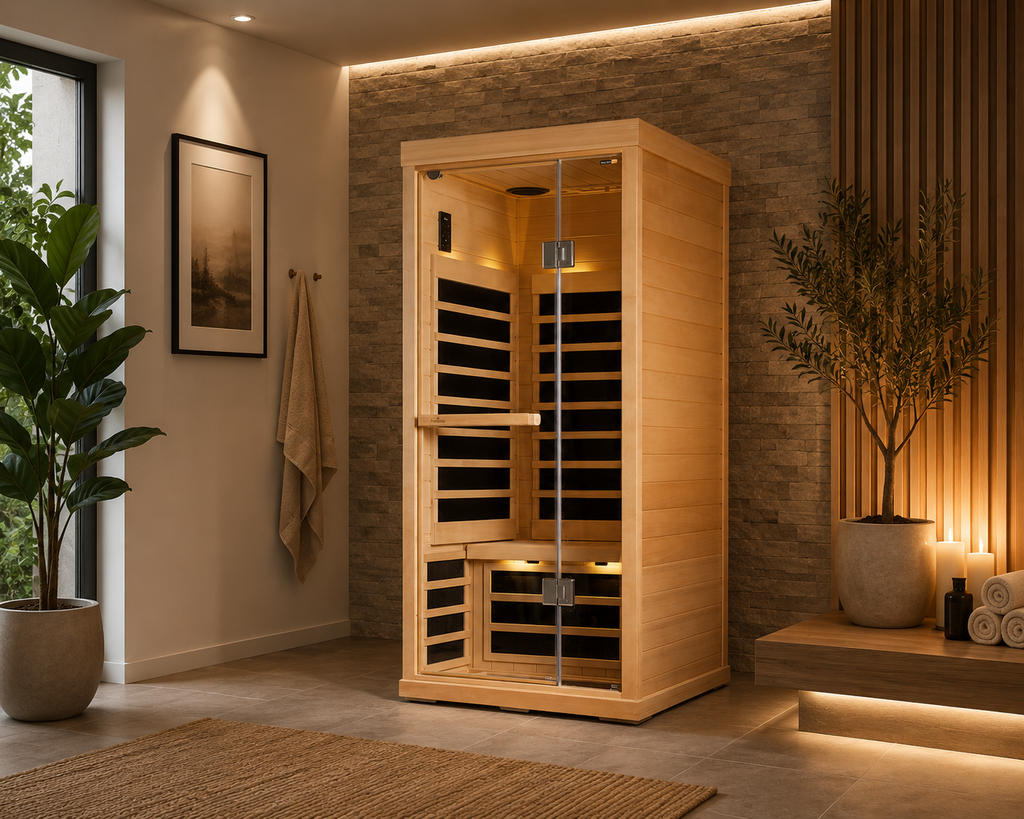 Finnleo S810 1-Person Infrared Indoor Sauna Cabin