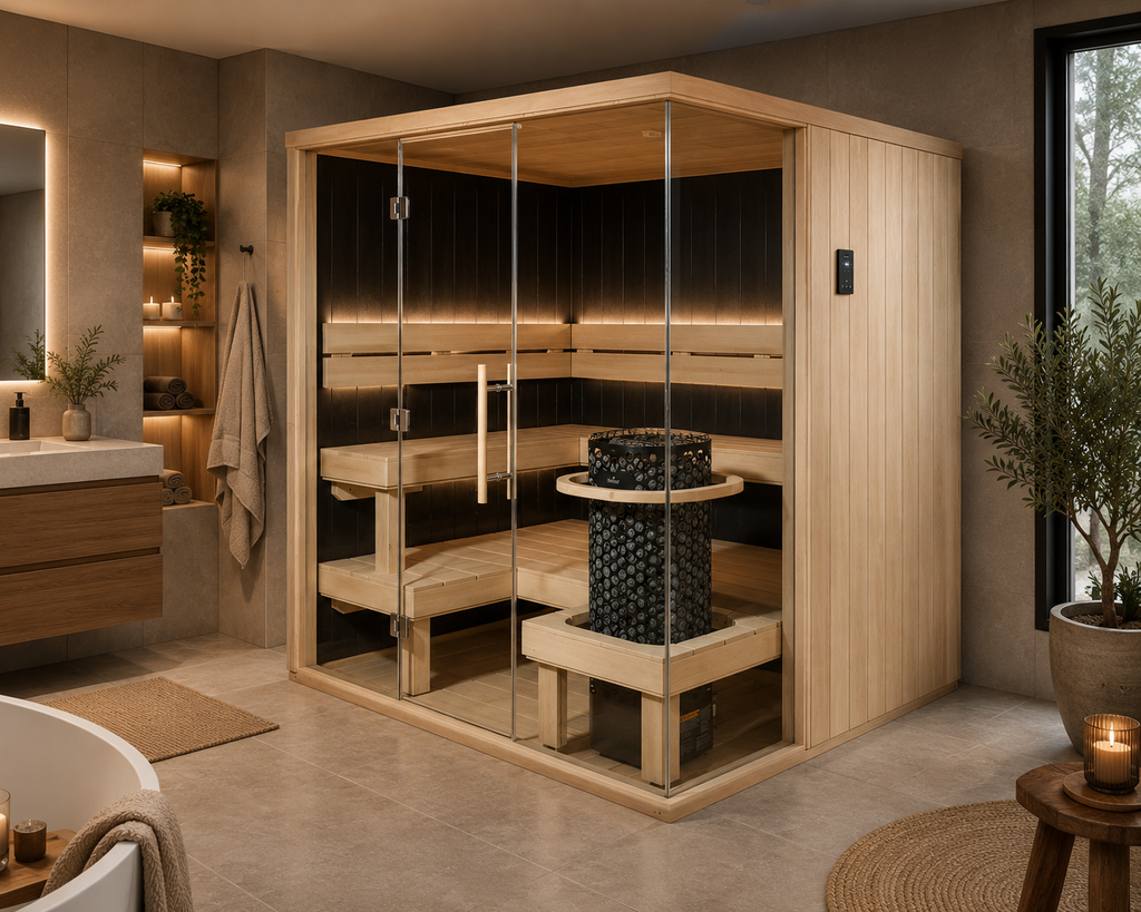 Finnleo Centurion 5-Person Traditional Indoor Sauna Cabin