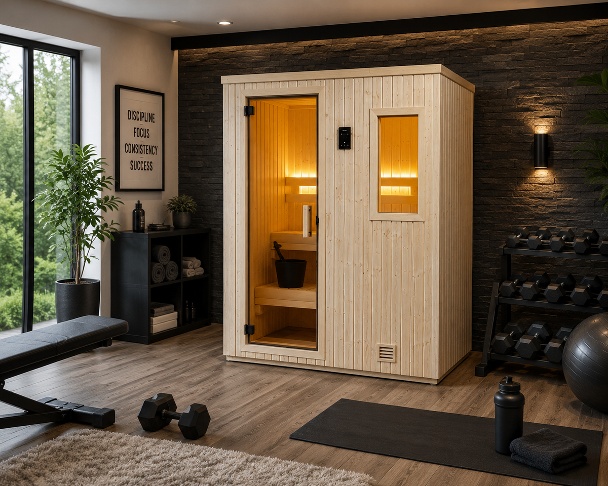 Finnleo NorthStar 46 2-Person Traditional Indoor Sauna Cabin