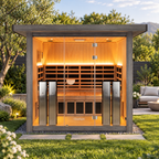 Clearlight Sanctuary Outdoor 5 Person Infrared Sauna Cabin