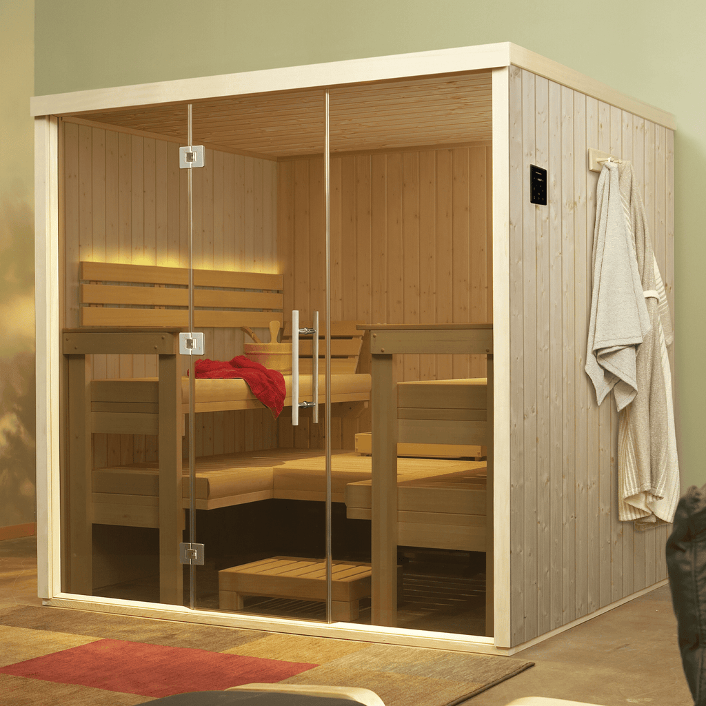 Finnleo Solace 5-Person Traditional Indoor Custom Sauna Suite