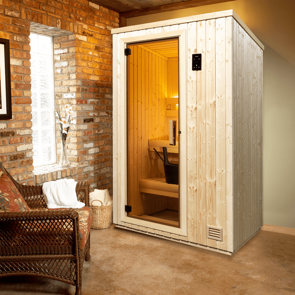 Finnleo NorthStar 44 2-Person Traditional Indoor Sauna Cabin