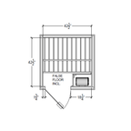 Finnleo NorthStar 44 2-Person Traditional Indoor Sauna Cabin