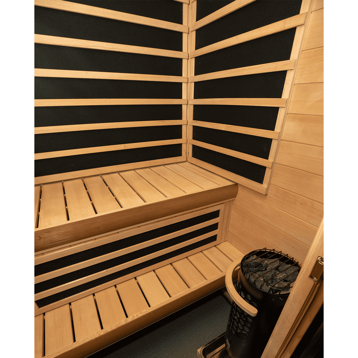 Finnleo IS440 2-Person Hybrid Indoor Sauna Cabin