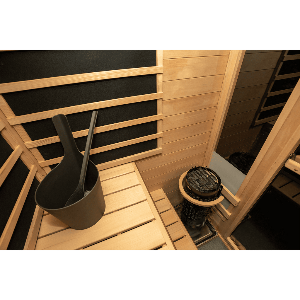 Finnleo IS440 2-Person Hybrid Indoor Sauna Cabin