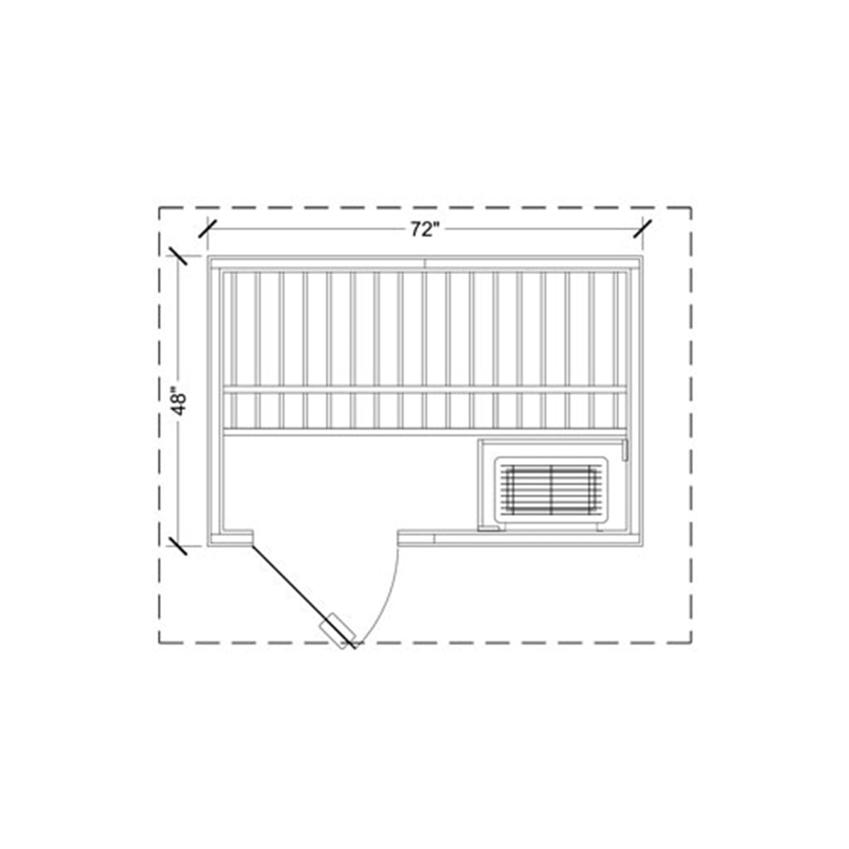 Finnleo Euro Traditional Outdoor Custom Sauna Suite