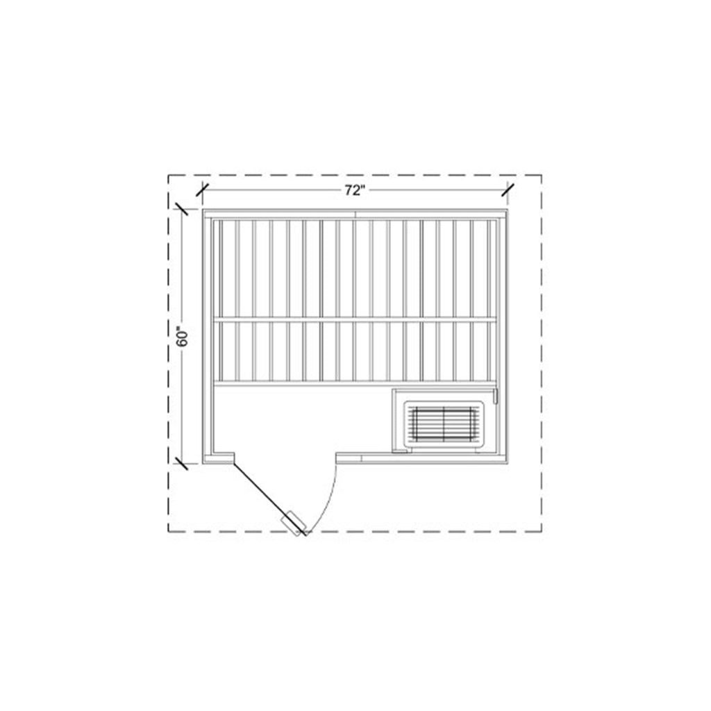 Finnleo Euro Traditional Outdoor Custom Sauna Suite