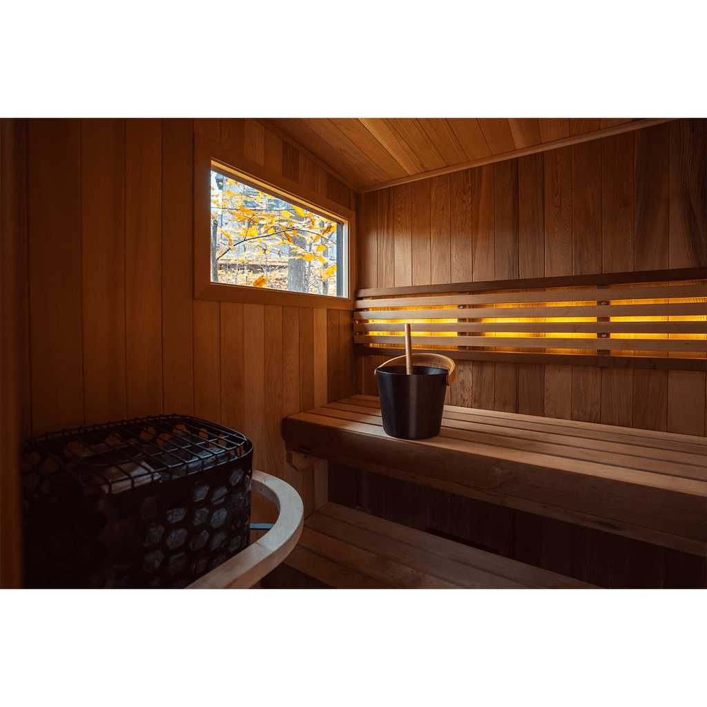 Finnleo Euro Traditional Outdoor Custom Sauna Suite