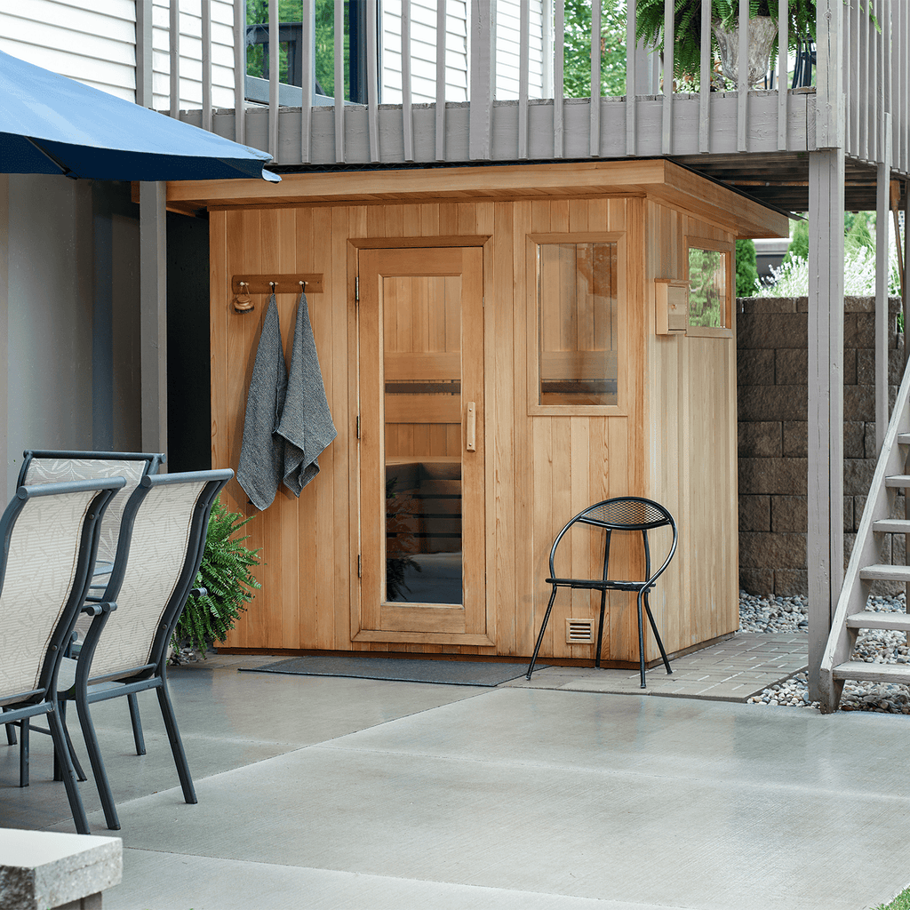 Finnleo Euro Traditional Outdoor Custom Sauna Suite