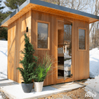 Finnleo Euro Traditional Outdoor Custom Sauna Suite