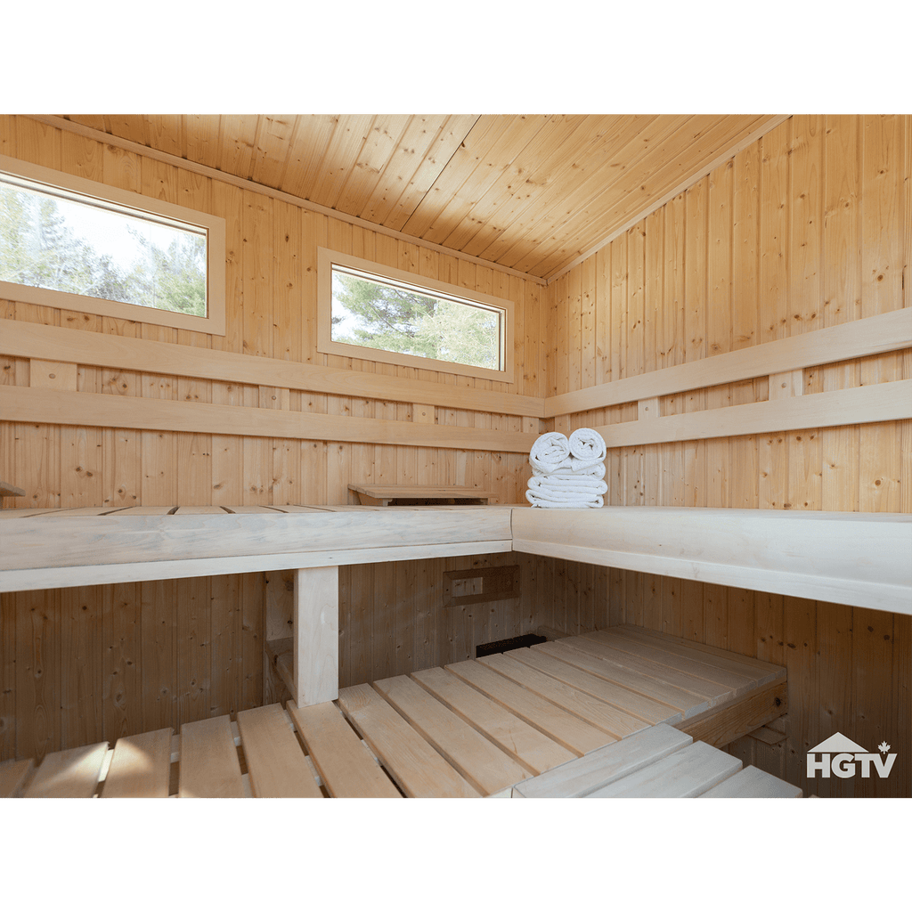 Finnleo Euro Traditional Outdoor Custom Sauna Suite