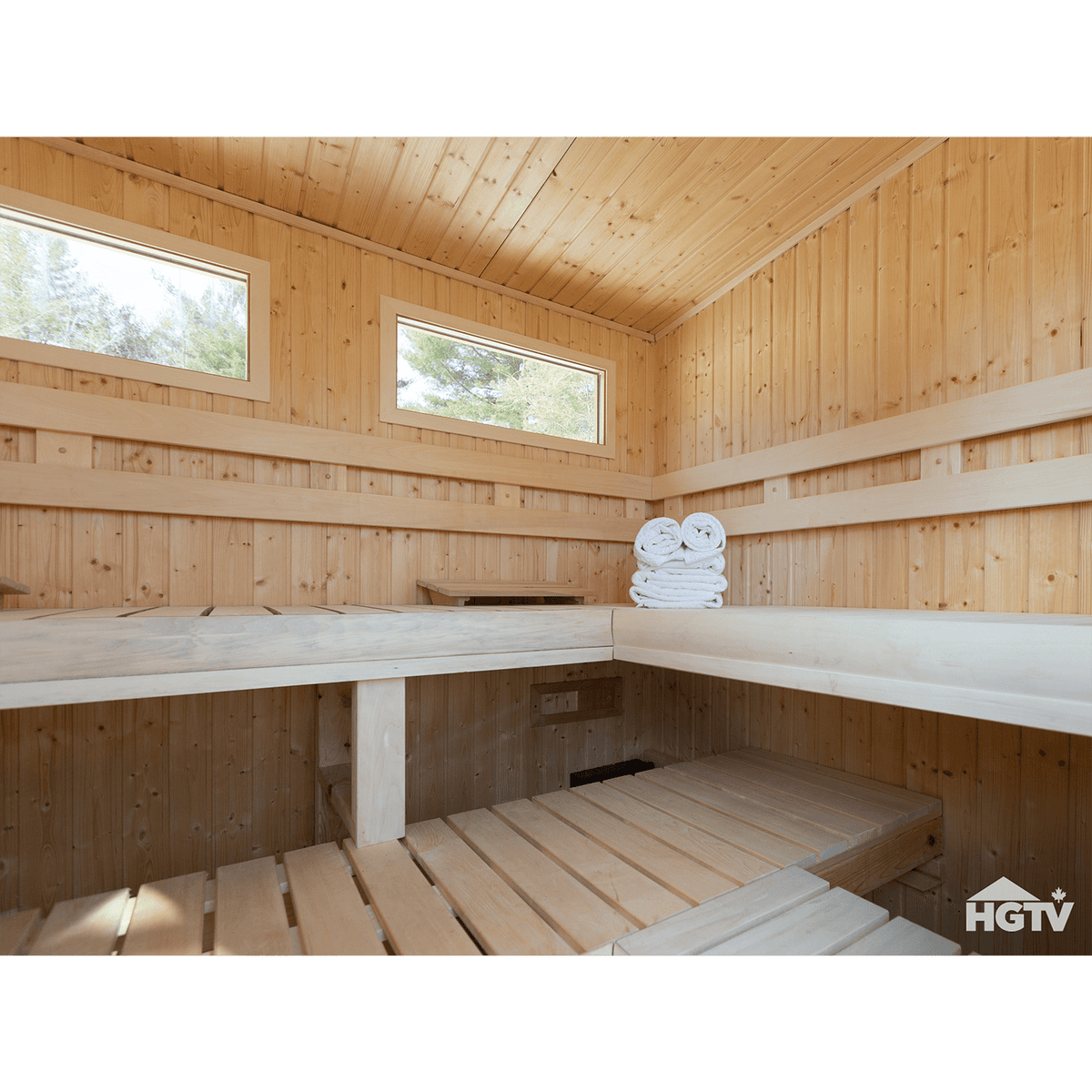 Finnleo Euro Traditional Outdoor Custom Sauna Suite