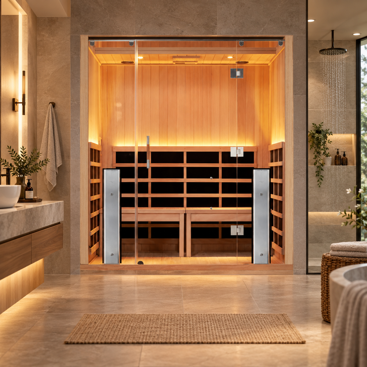 Clearlight Sanctuary Retreat 5 Person Infrared Indoor Sauna Cabin