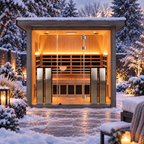 Clearlight Sanctuary Outdoor 5 Person Infrared Sauna Cabin