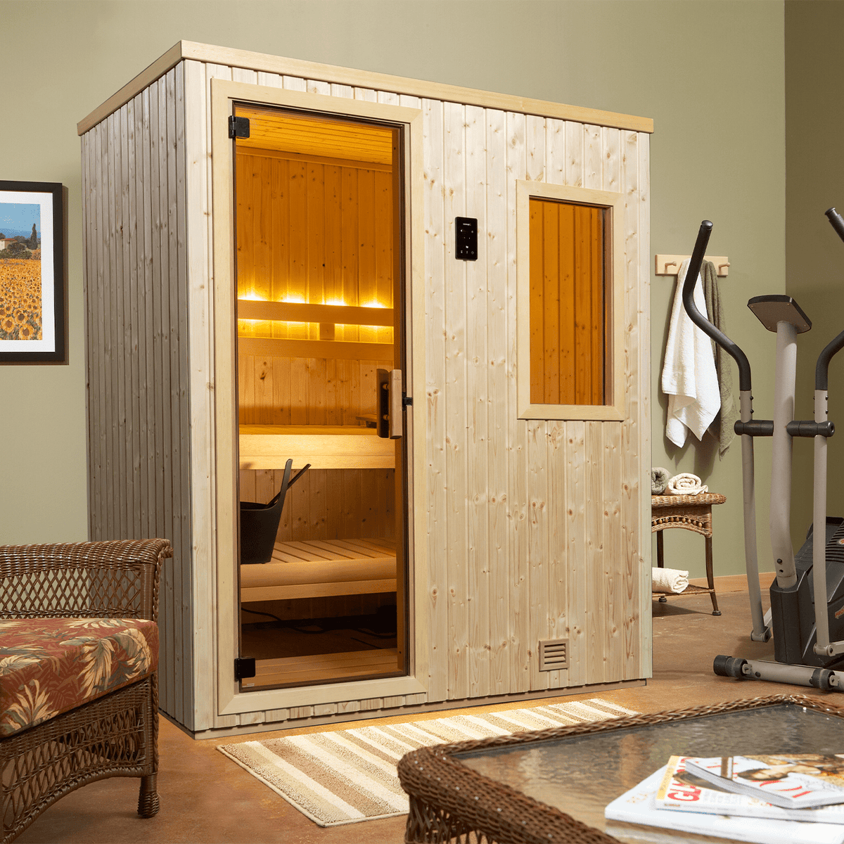 Finnleo NorthStar 46 2-Person Traditional Indoor Sauna Cabin