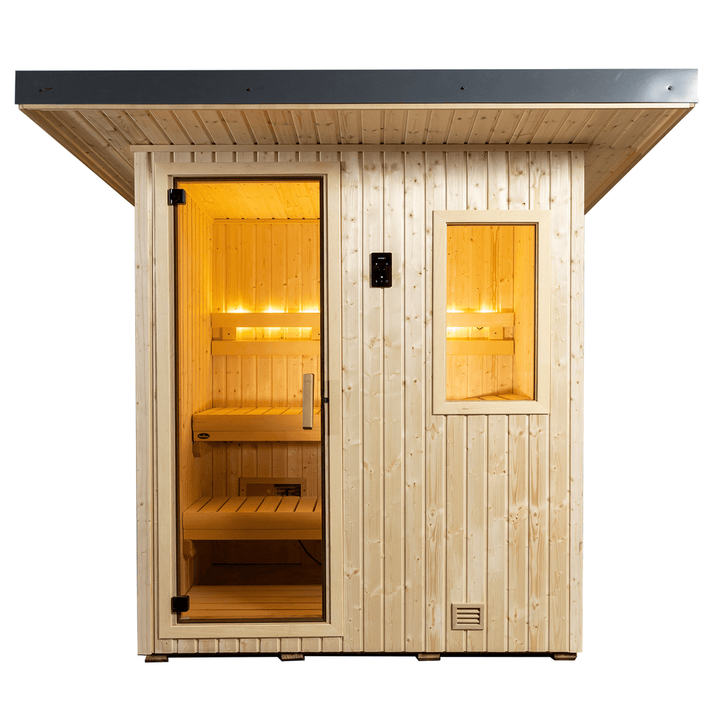Finnleo NorthStar 46 3 Person Traditional Outdoor Sauna Cabin