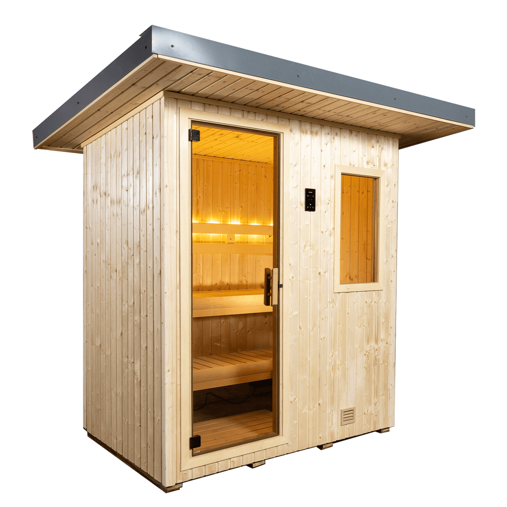 Finnleo NorthStar 46 3 Person Traditional Outdoor Sauna Cabin
