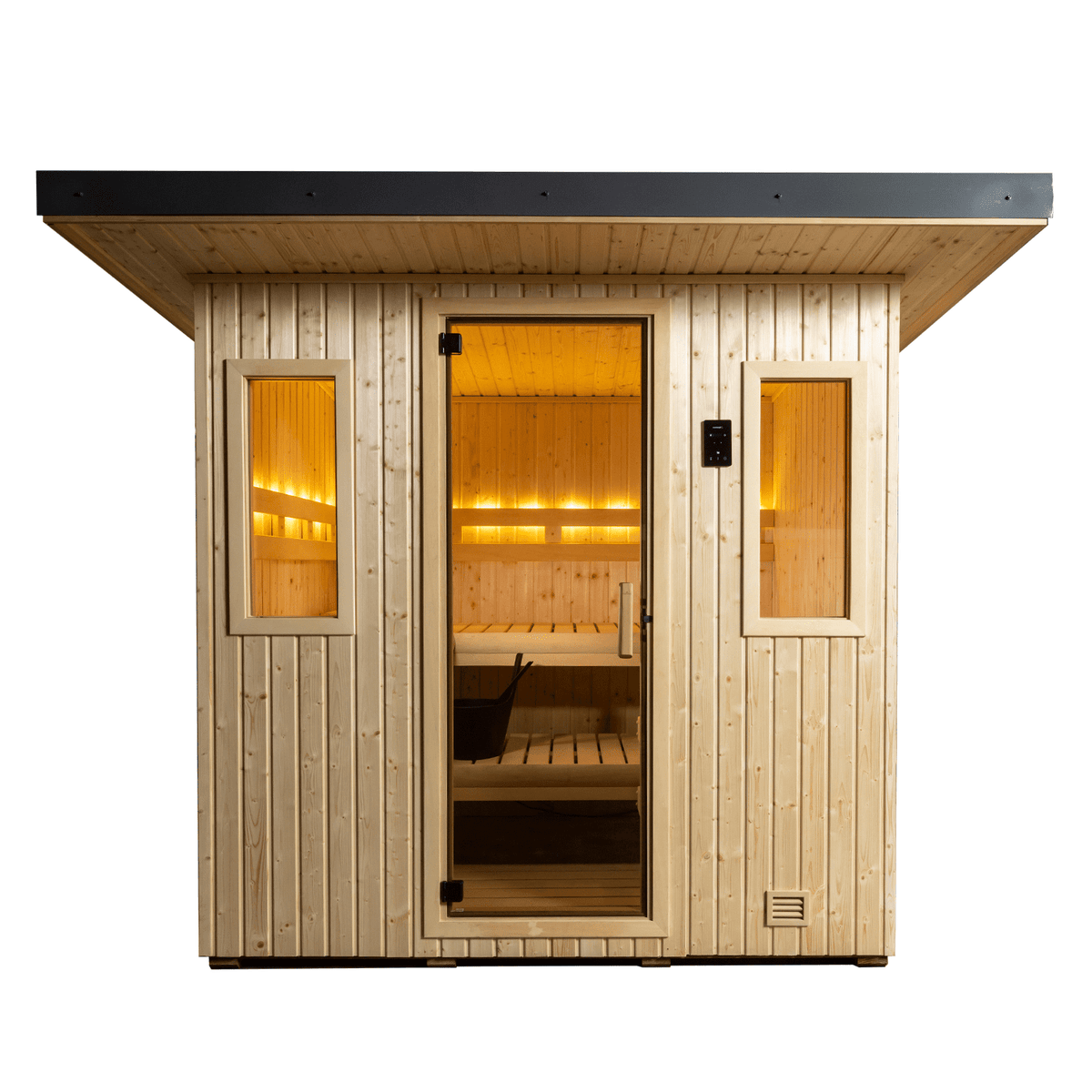 Finnleo NorthStar 57 5-Person Traditional Outdoor Sauna Cabin