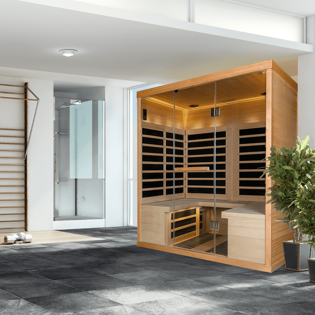 Finnleo S840 4-Person Infrared Indoor Sauna Cabin