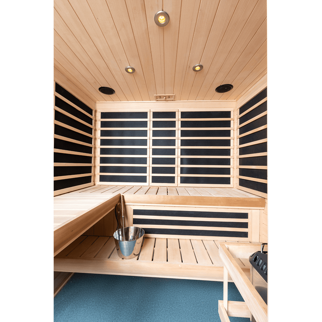 Finnleo IS565 5-Person Hybrid Indoor Sauna Cabin
