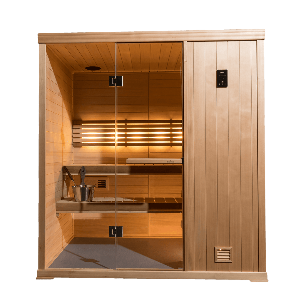 Finnleo Hallmark 46 3-Person Traditional Indoor Sauna Cabin