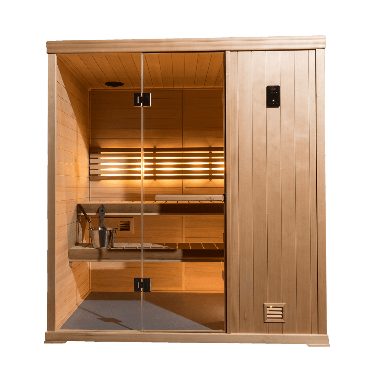 Finnleo Hallmark 46 3-Person Traditional Indoor Sauna Cabin