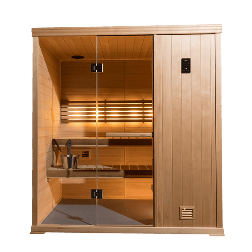 Finnleo Hallmark 46 3-Person Traditional Indoor Sauna Cabin