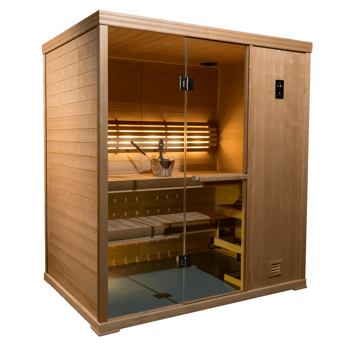 Finnleo Hallmark 46 3-Person Traditional Indoor Sauna Cabin