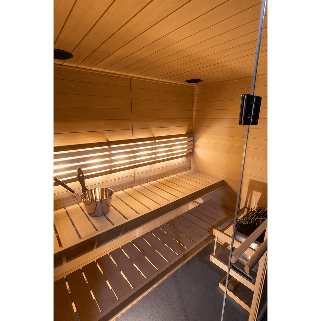 Finnleo Hallmark 46 3-Person Traditional Indoor Sauna Cabin