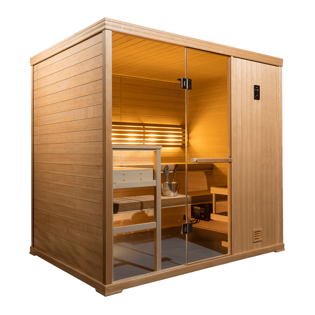 Finnleo Hallmark 57 5-Person Traditional Indoor Sauna Cabin