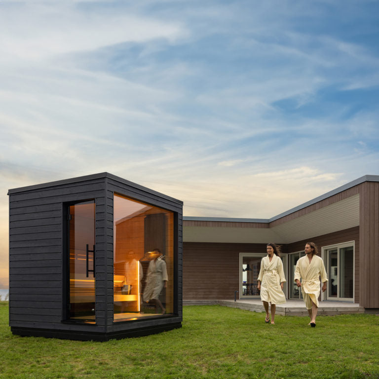 SaunaLife G6 5-Person Luxury Outdoor Garden Sauna Cabin