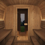 SaunaLife CL12GCP 8-Person Luxury Outdoor Cube Sauna Kit
